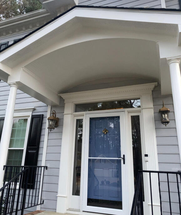 Porch Addition With Arched Ceiling