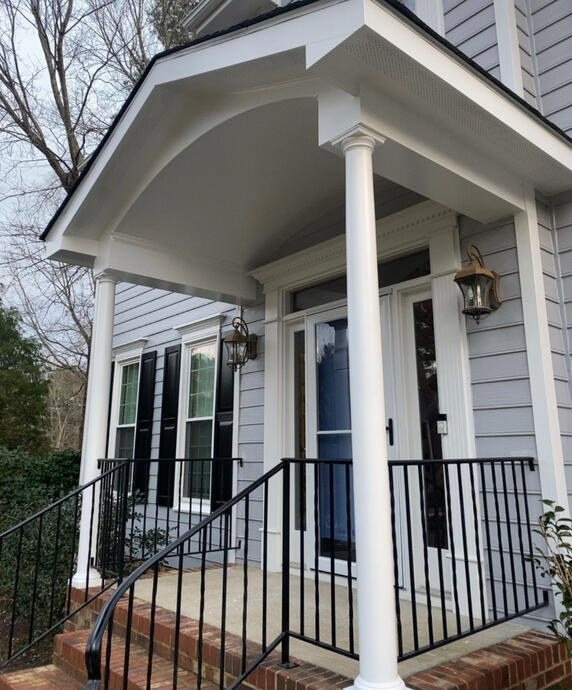 Porch Addition With Arched Ceiling